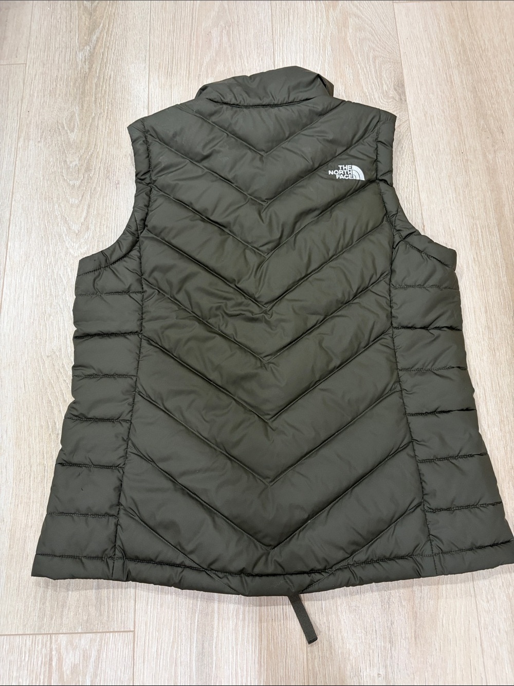 The North Face Olive Green Quilted Insulated Women's Vest MEDIUM - Picture 6 of 8